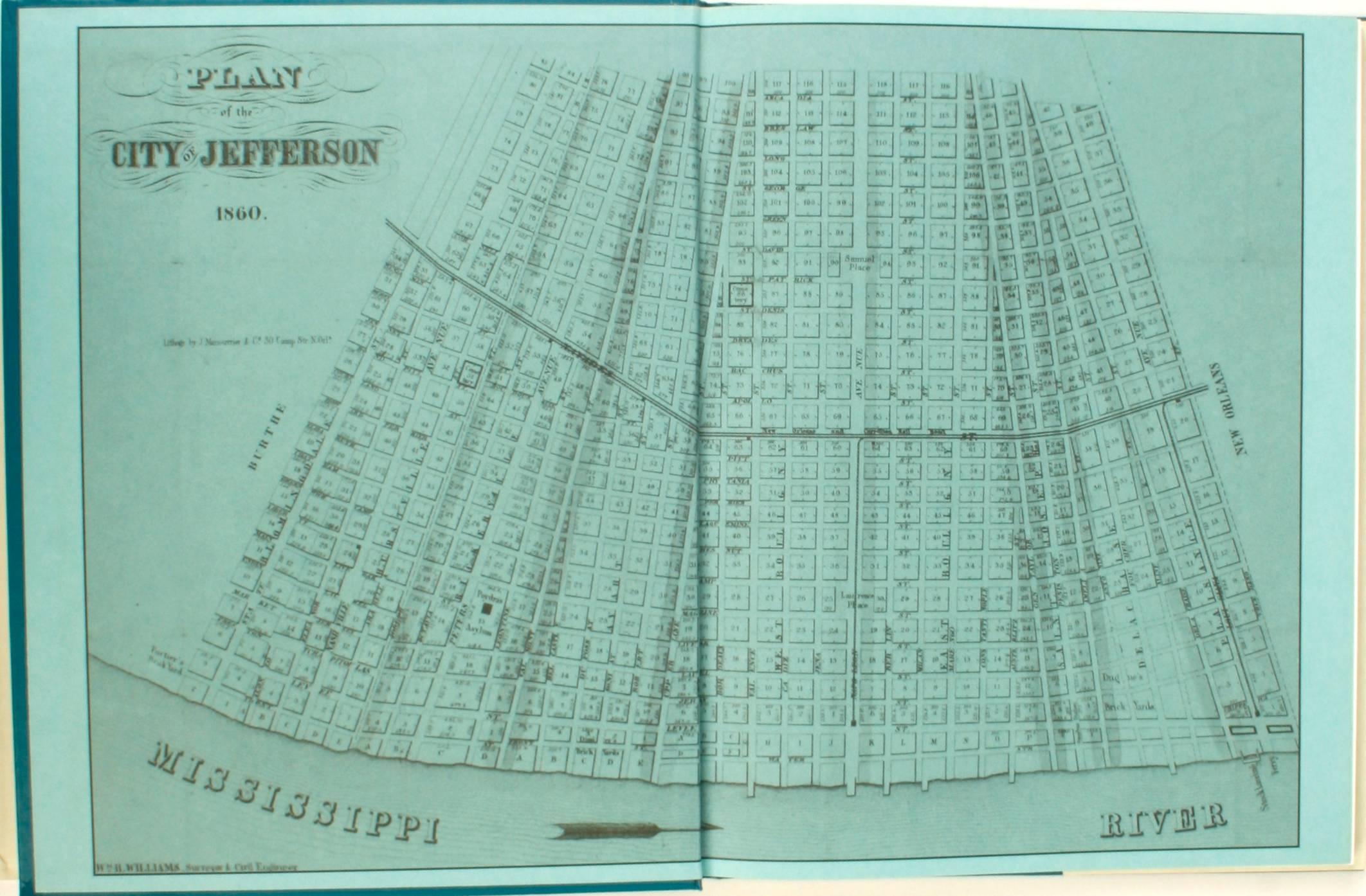 New Orleans architecture vol. VII Jefferson City. Gretna: Pelican publishing company. First edition hardcover with dust jacket, 1989. 192 pp. Jefferson City, the seventh volume in series of books on New Orleans architecture. Jefferson City is an