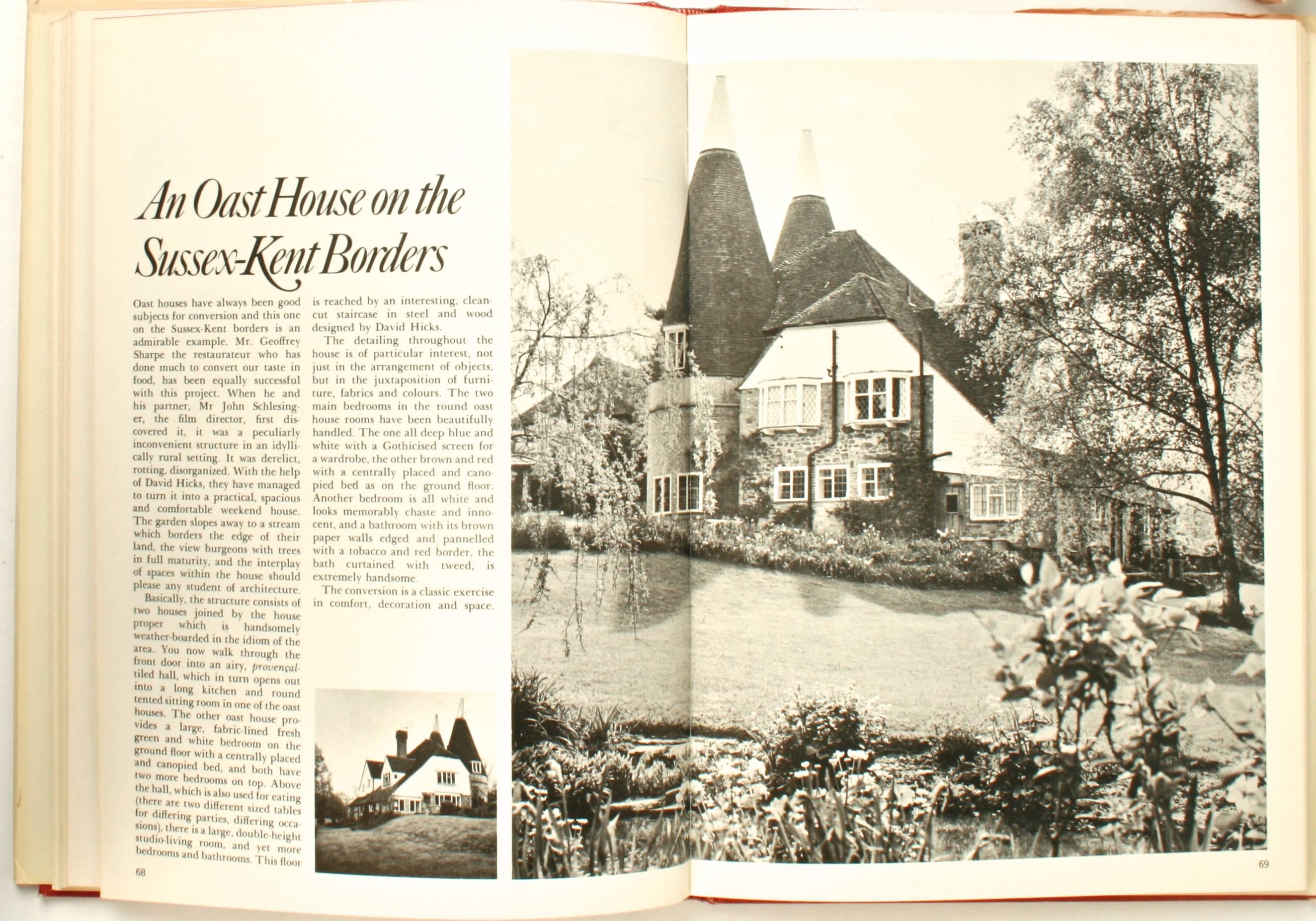 A House in the Country, The Second Home from Cottages to Castles by Mary Gilliat. London: Hutchinson & Co. Publishers LTD. First edition hardcover with dust jacket, 1973. 160 pp. A review of revamped English and Irish cottages, barns, farmhouses,