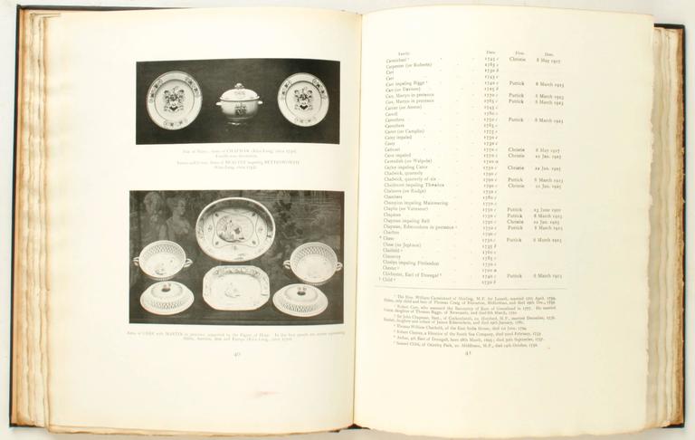 Armorial Porcelain of the Eighteenth Century, Signed & Numbered First Edition For Sale 2