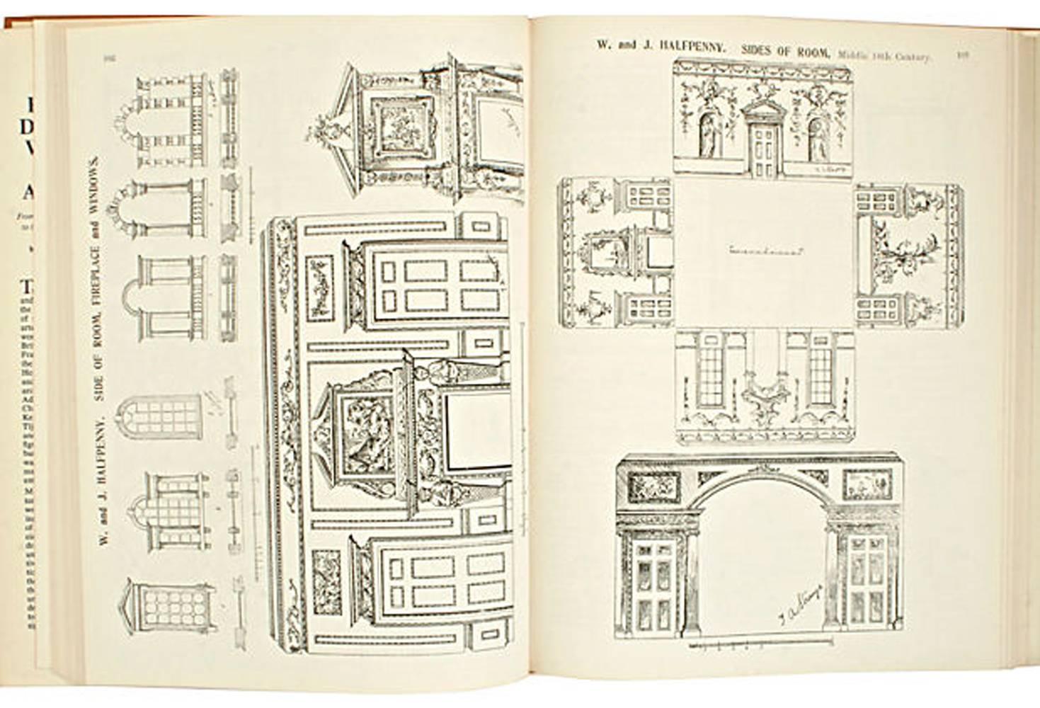 Paper English Furniture Decoration and Allied Arts by Thomas Strange, 1st Ed For Sale