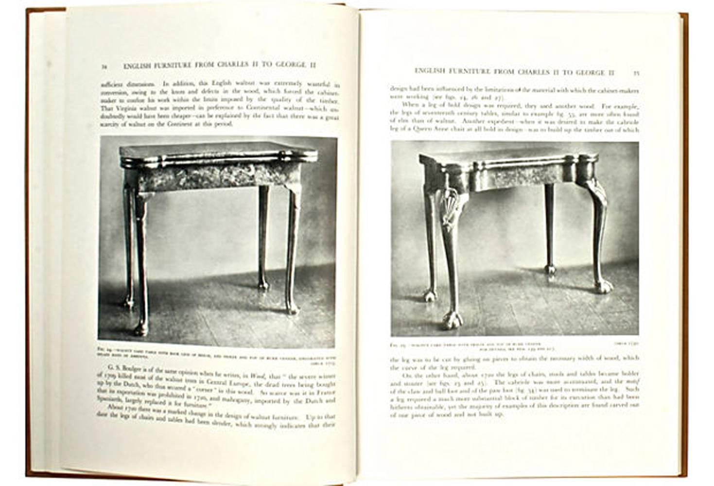 English Furniture from Charles II to George II, Ltd First Edition For Sale 2