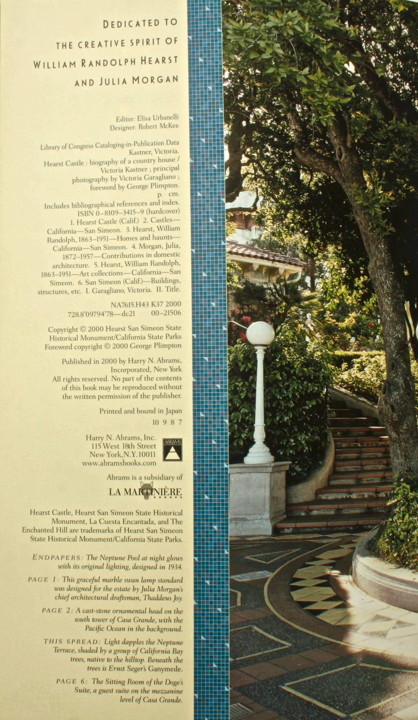 Hearst Castle, a Biography of a Country House by Victoria Kastner 3