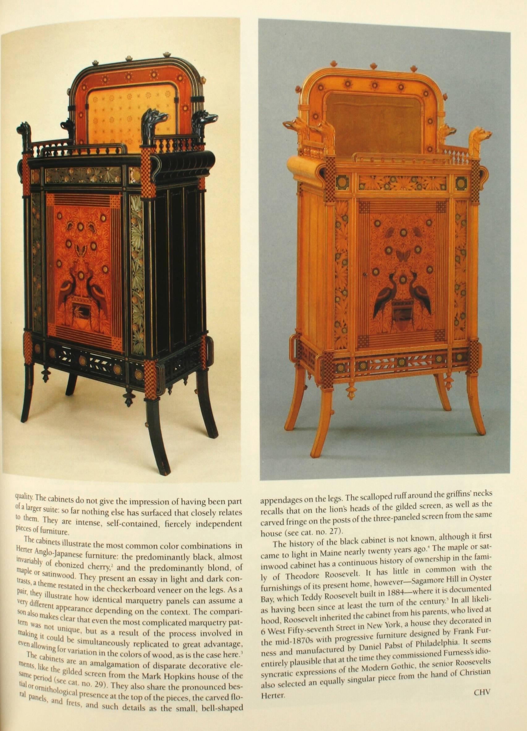 Late 20th Century ‘Herter Brothers, Furniture and Interiors for a Gilded Age’ First Edition