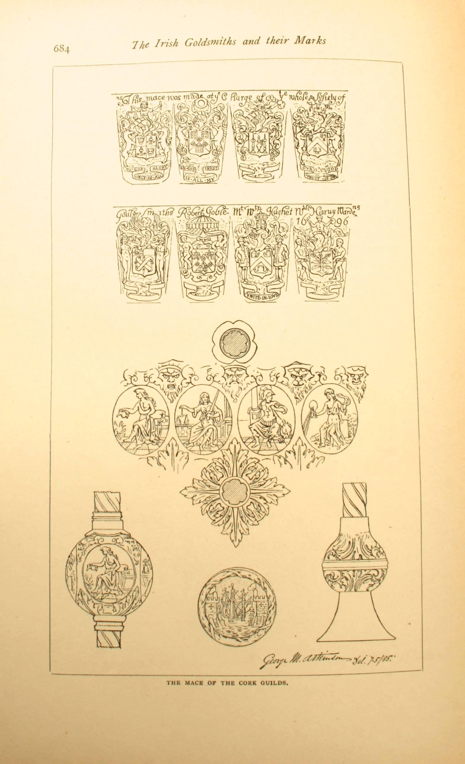 20th Century English Goldsmiths and Their Marks by Sir Charles J. Jackson For Sale