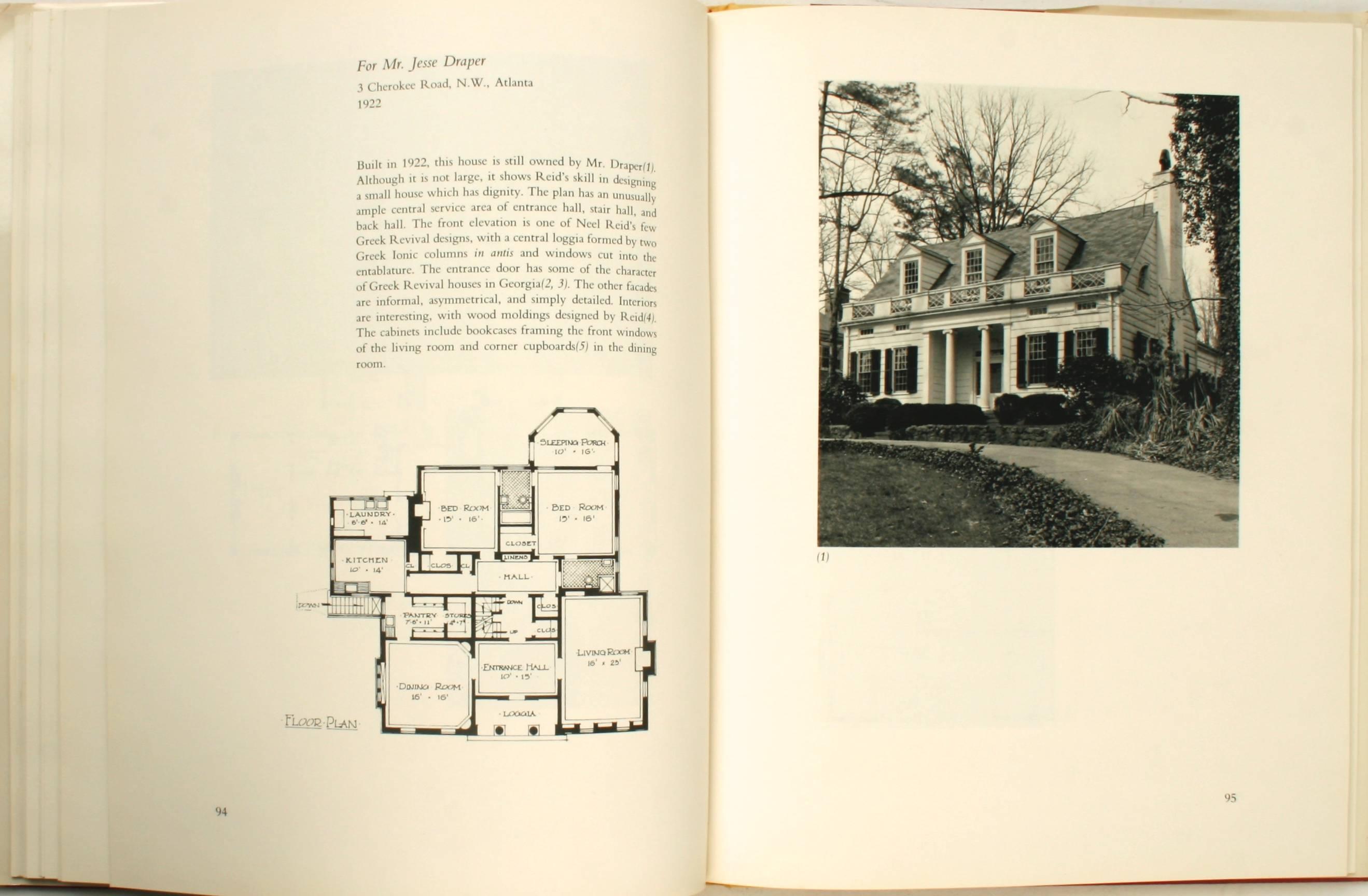20th Century Architecture of Neel Reid in Georgia by James Grady 1st Ed