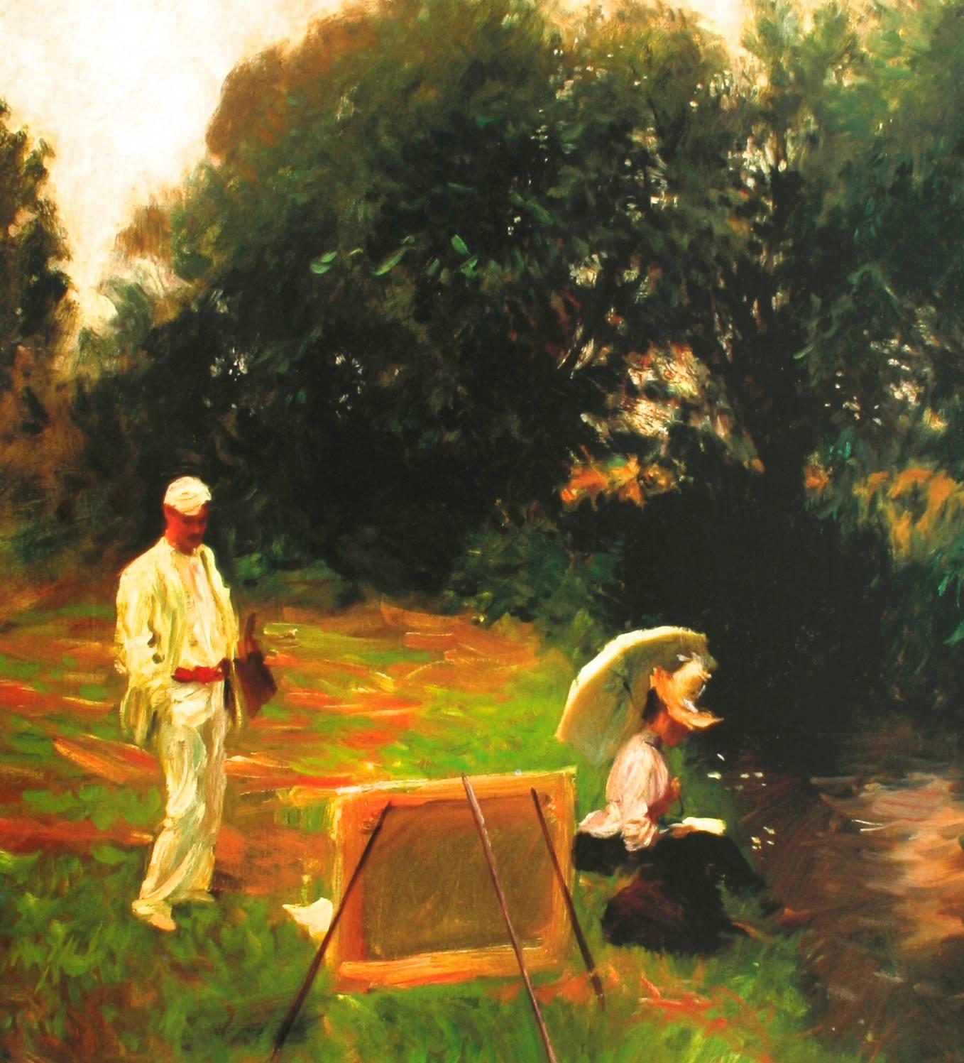 Sargent Paintings Out-of-doors 1st Edition In Excellent Condition For Sale In valatie, NY