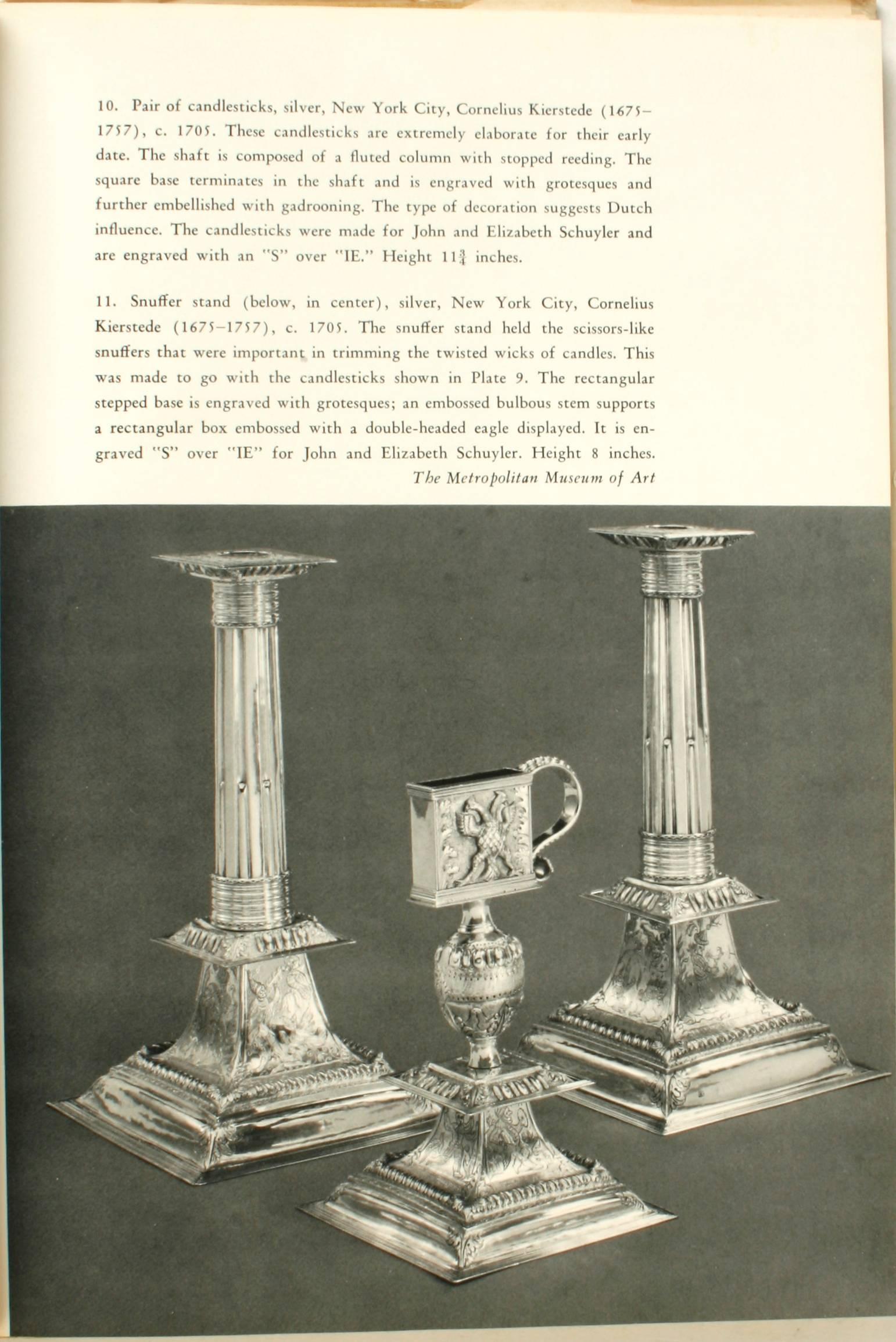 American Candleholders in America by Joseph T. Butler 1650-1900, 1st Edition For Sale