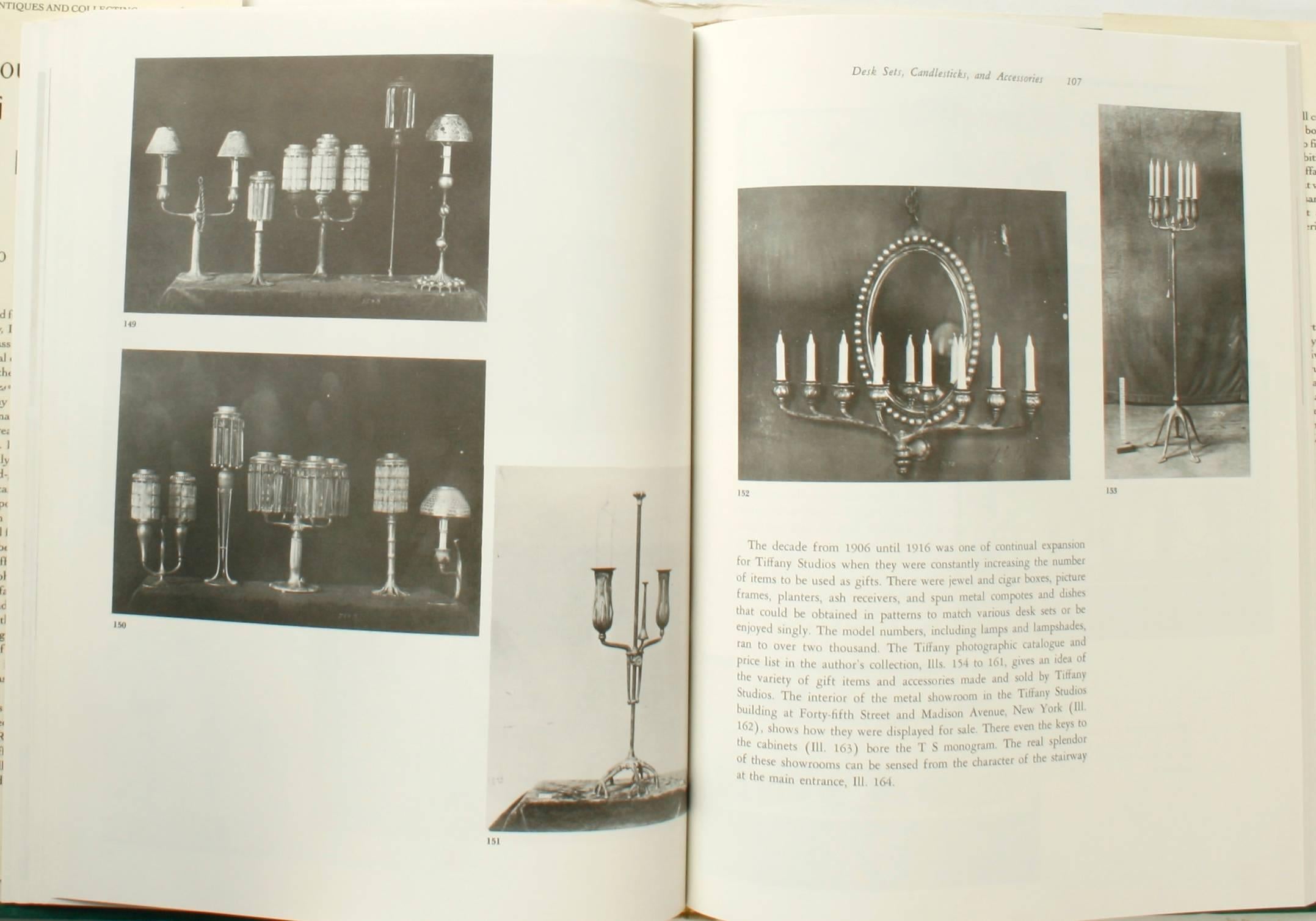 Paper Tiffany's Glass Bronzes Lamps by Robert Koch, First Edition