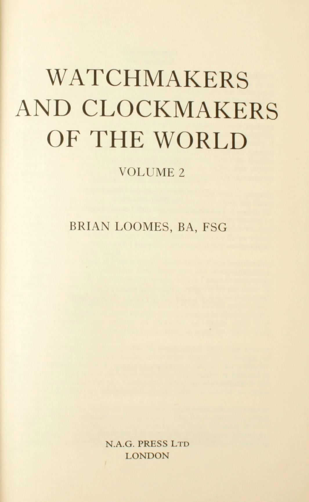 watchmakers and clockmakers of the world
