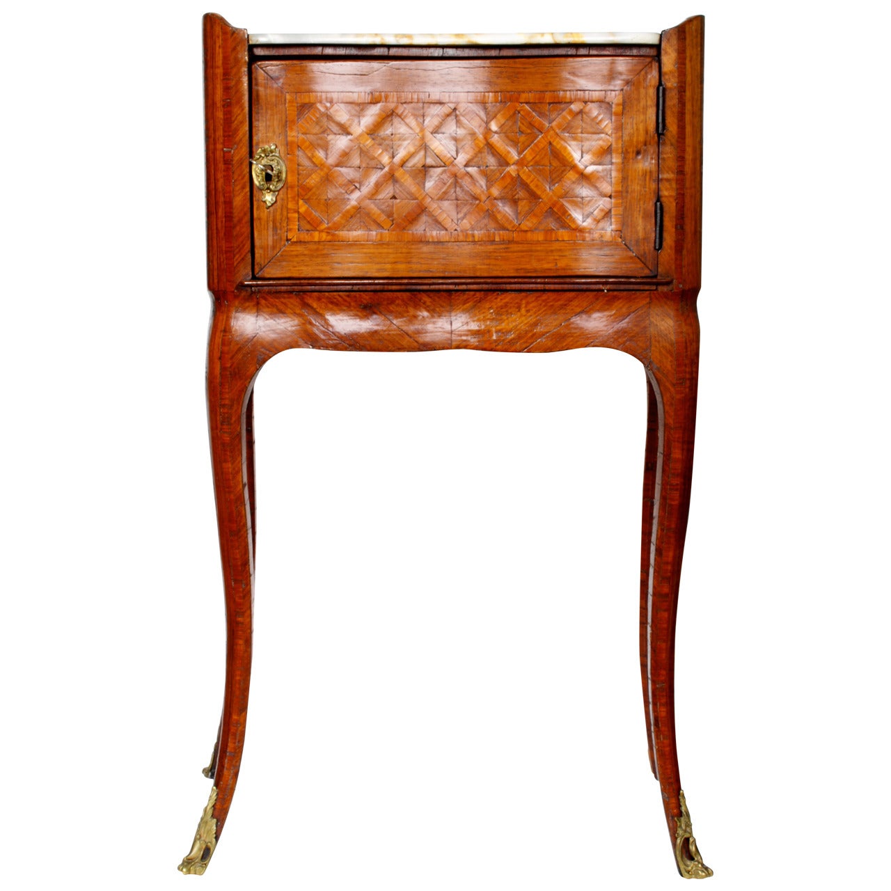 Louis XV Parquetry Side Table, c1770