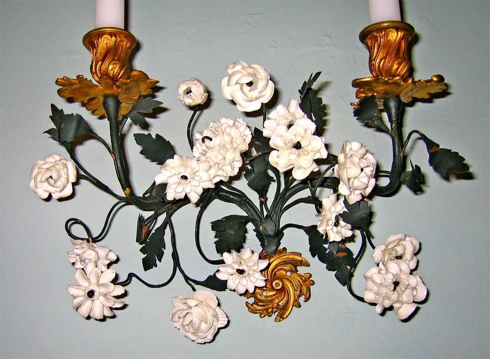 Pair of French 19th Century Wall Sconces In Good Condition In valatie, NY