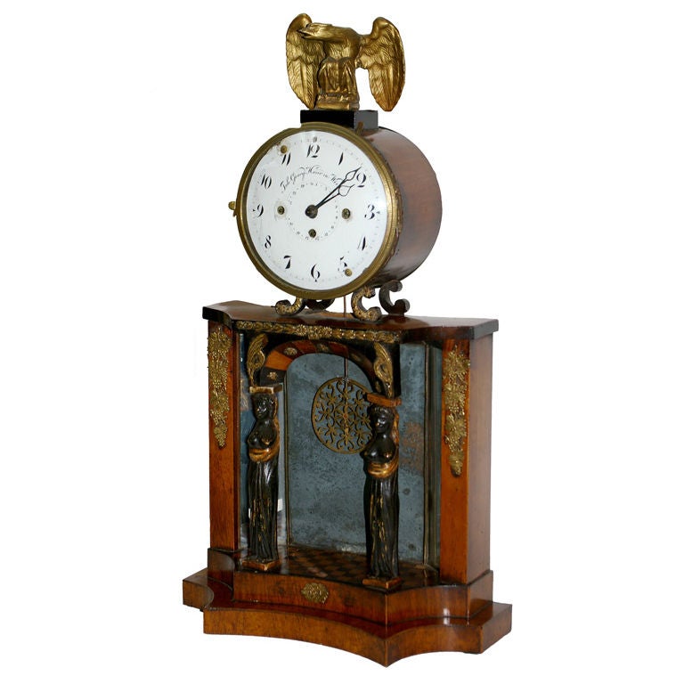 Early 19th C Biedermeier Clock