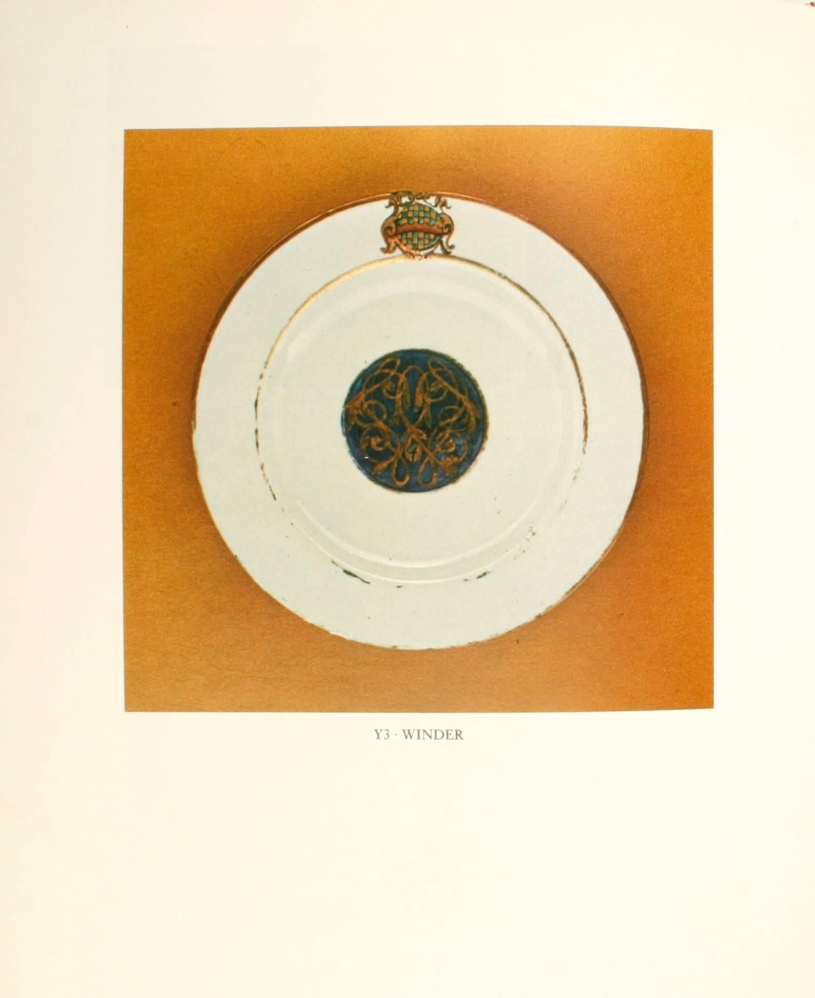 Chinese Armorial Porcelain by David Sanctuary Howard, Inscribed by the Author In Good Condition In valatie, NY