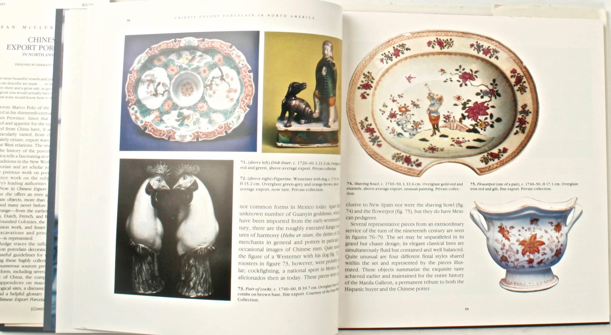 Porcelaine d'exportation chinoise en Amérique du Nord par Jean McClure Mudge, 1ère édition Bon état - En vente à valatie, NY