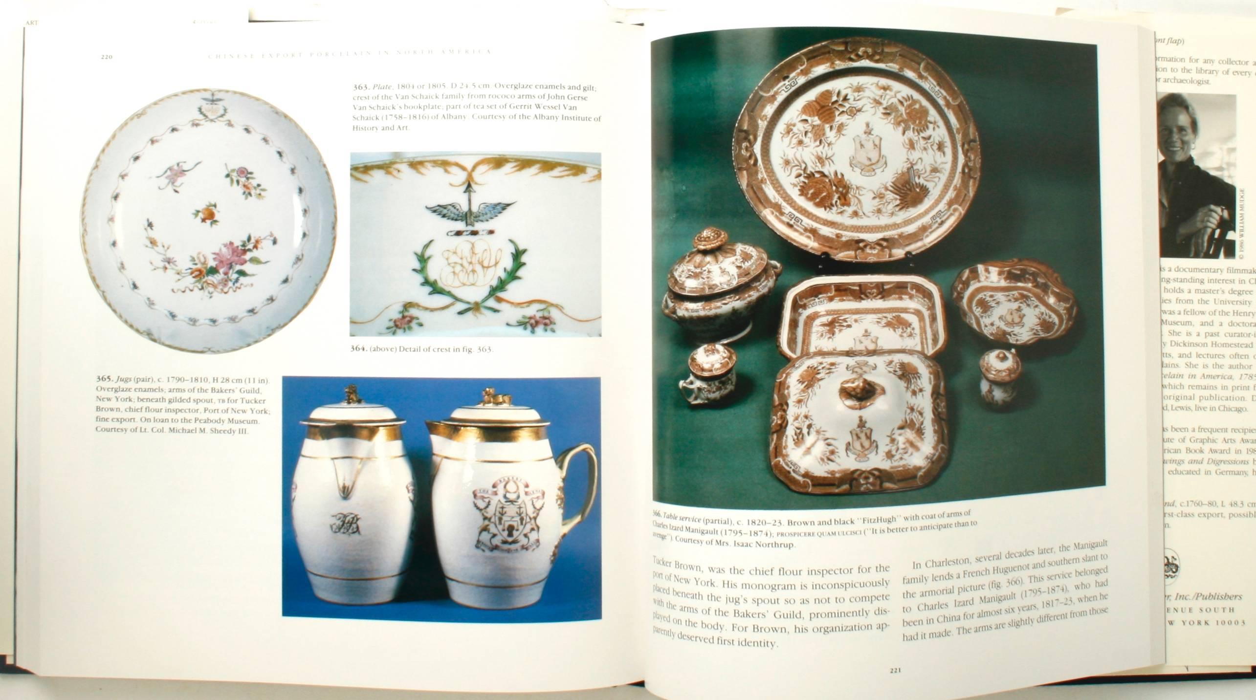 Porcelaine d'exportation chinoise en Amérique du Nord par Jean McClure Mudge, 1ère édition en vente 3