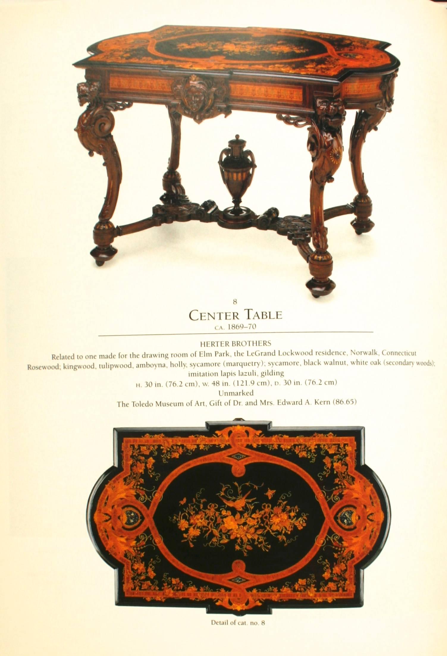 Paper ‘Herter Brothers, Furniture and Interiors for a Gilded Age’ First Edition