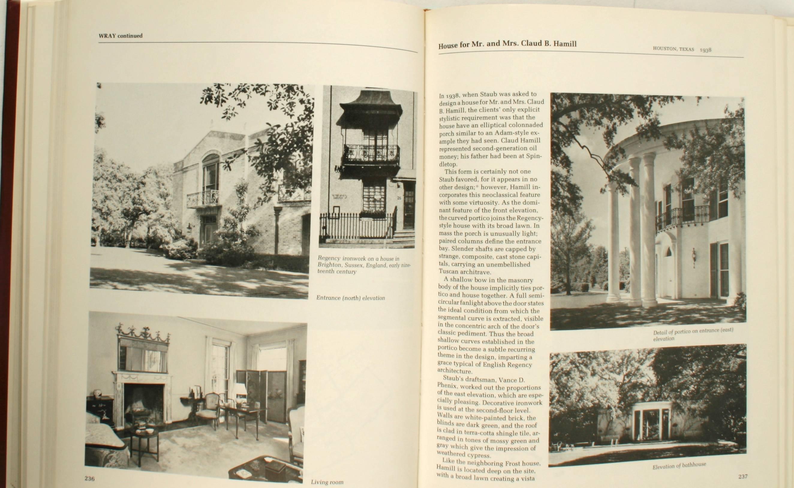 Paper Architecture of John F. Staub, Houston and the South by Howard Barnstone For Sale