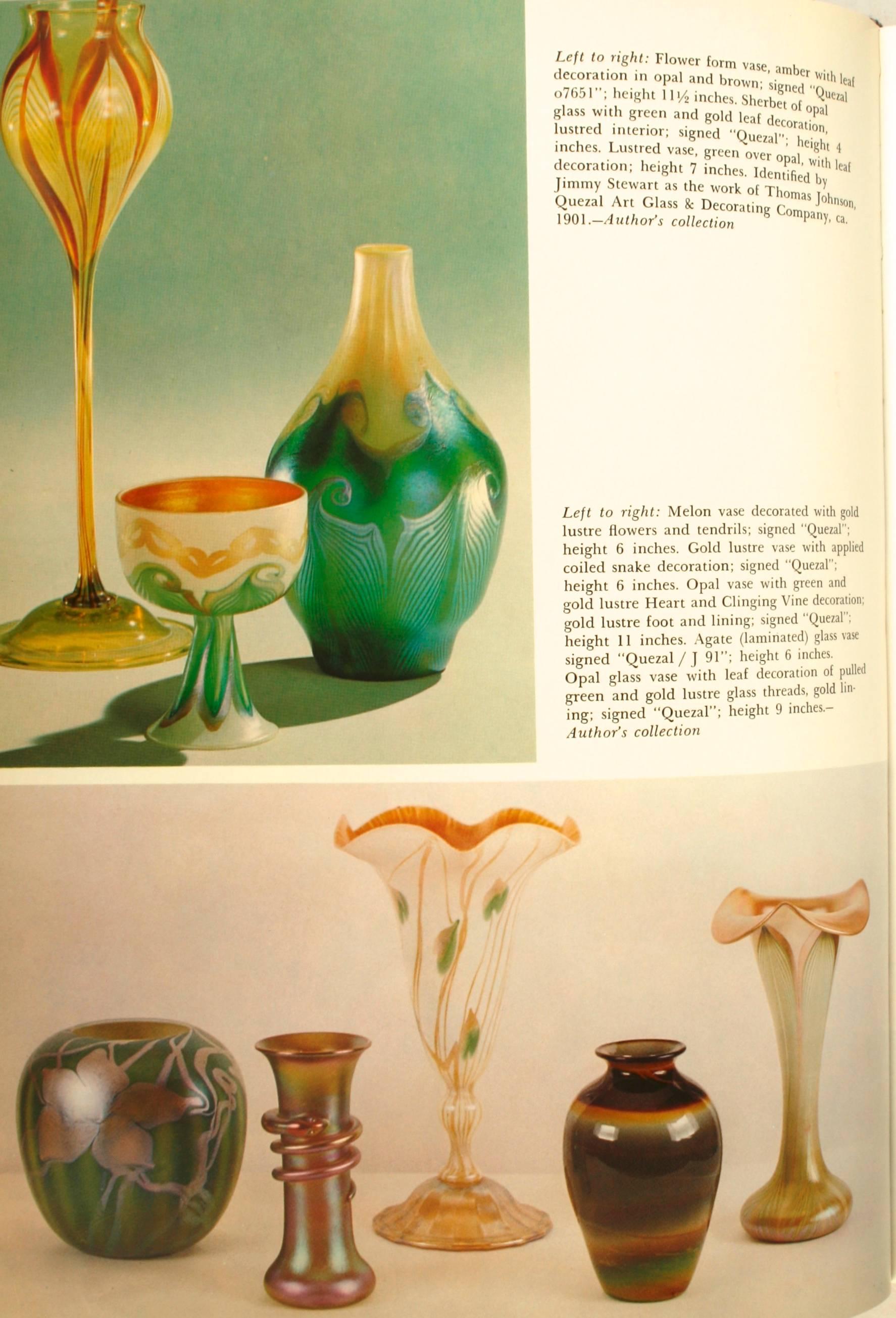 Milieu du XXe siècle Verre Art nouveau américain par Albert C Revi, première édition en vente
