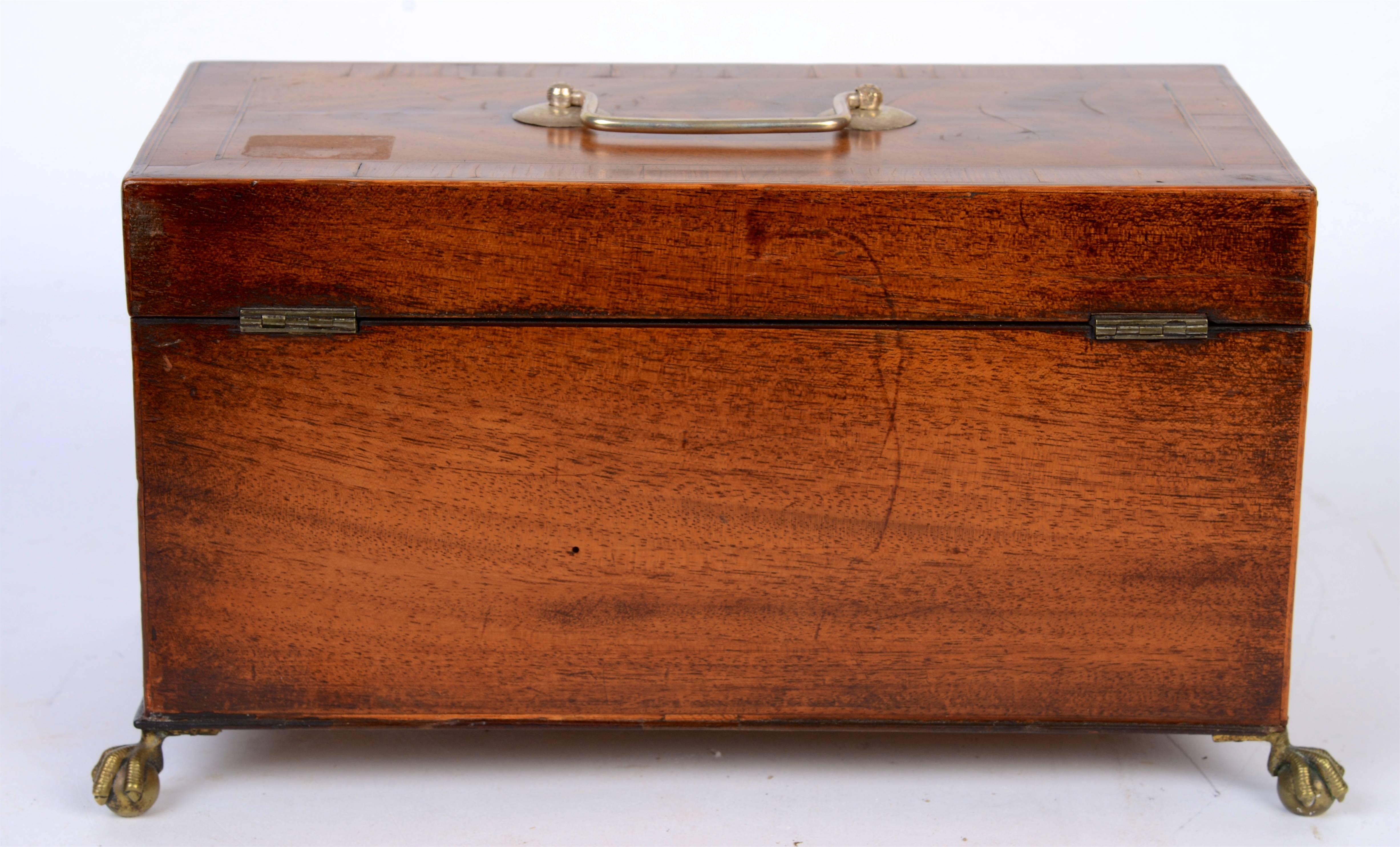 18th Century Chippendale Tea Caddy, c1770 For Sale
