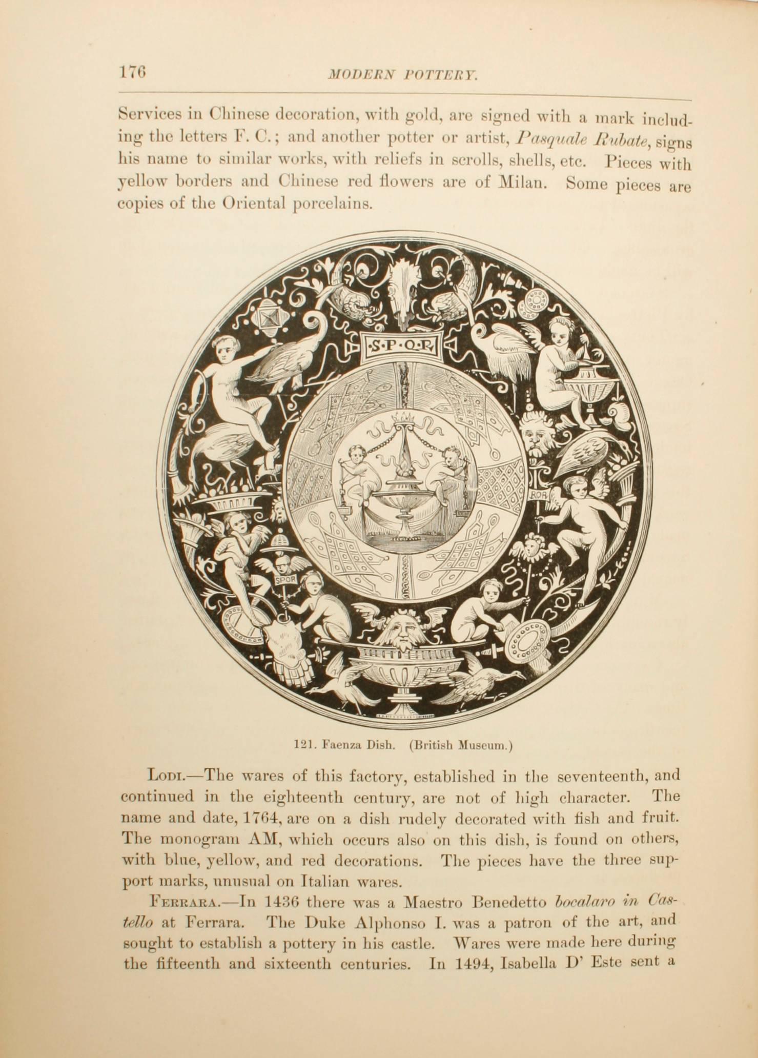 19th Century Pottery and Porcelain of All Times, First Edition For Sale