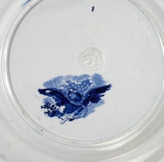 "New York Blue" Staffordshire Plate by Thomas Mayer