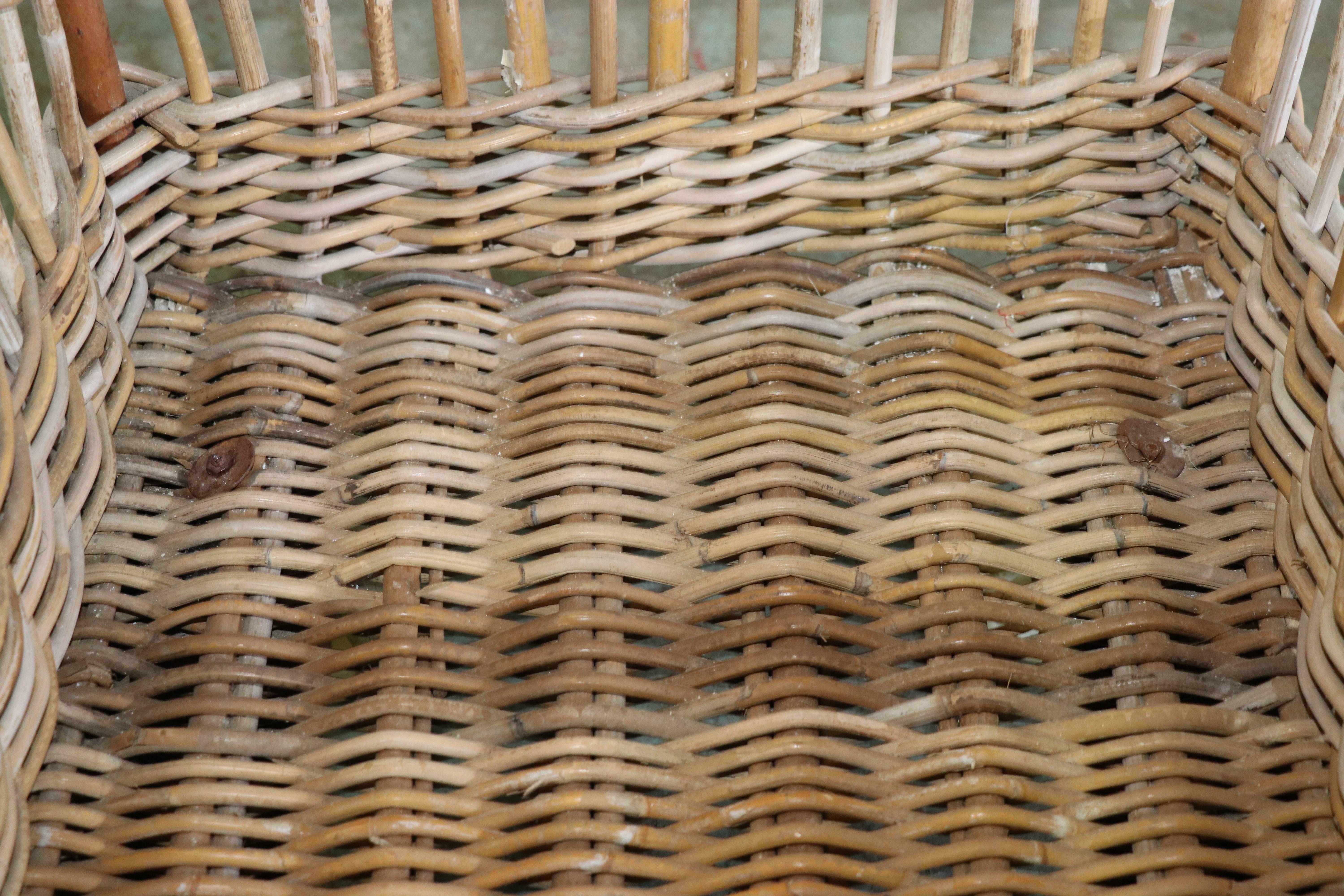 wicker storage baskets factory