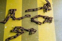 Antique French Iron Chain