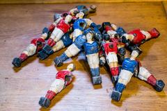 Collection of Twenty Vintage Foosball Figures