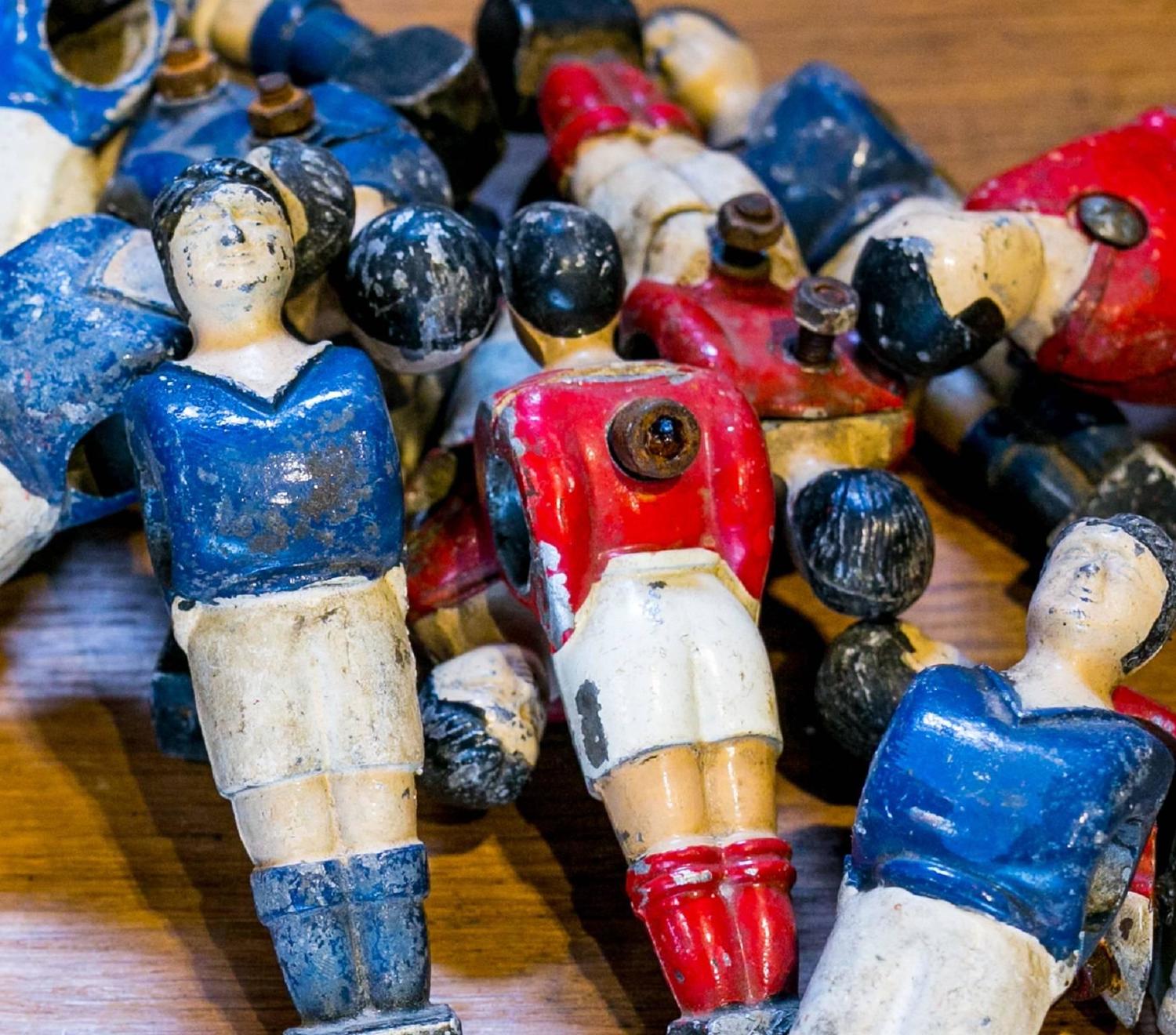 Collection of Twenty Vintage Foosball Figures at 1stdibs