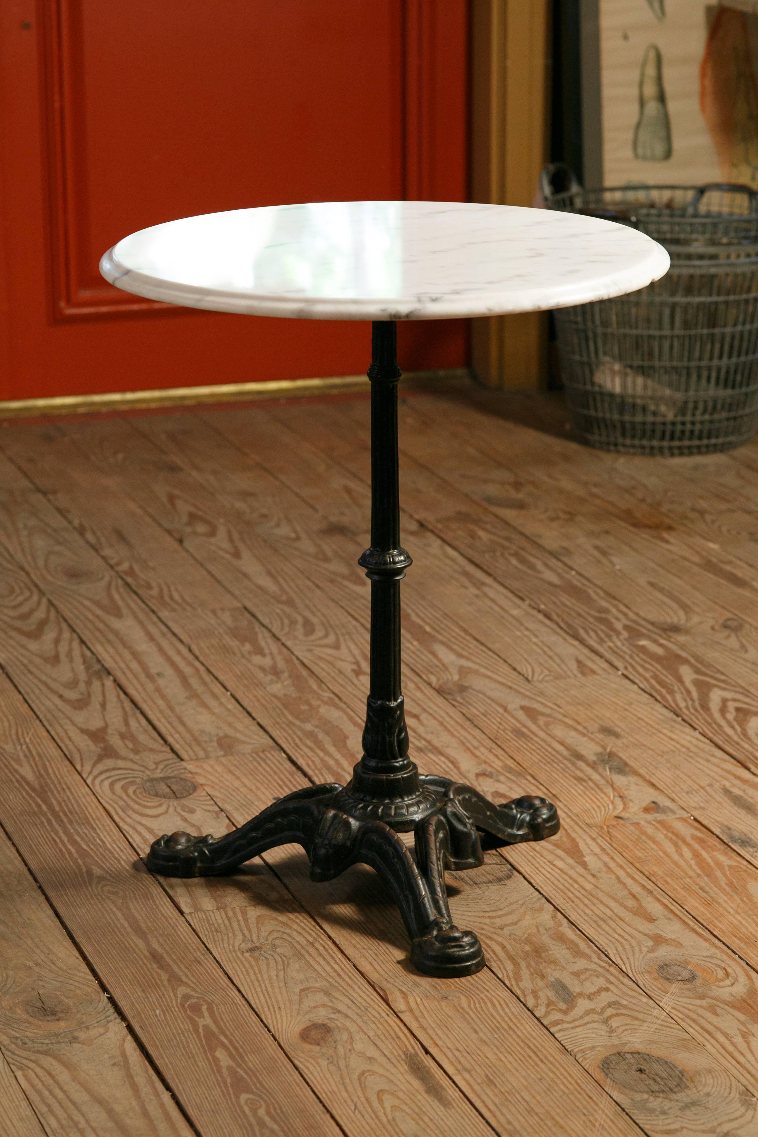 cast iron cafe table