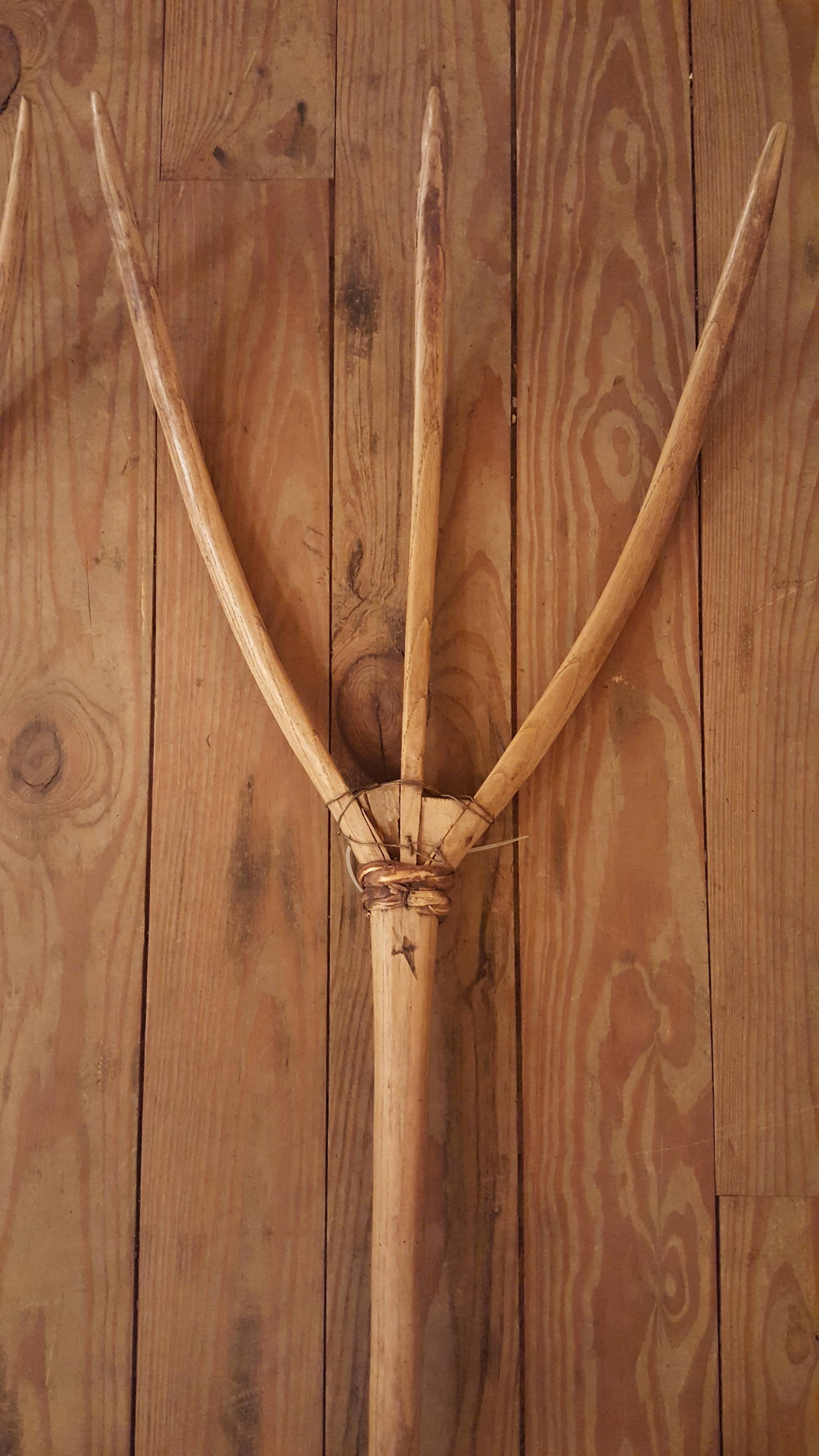 pitchforks were once carved