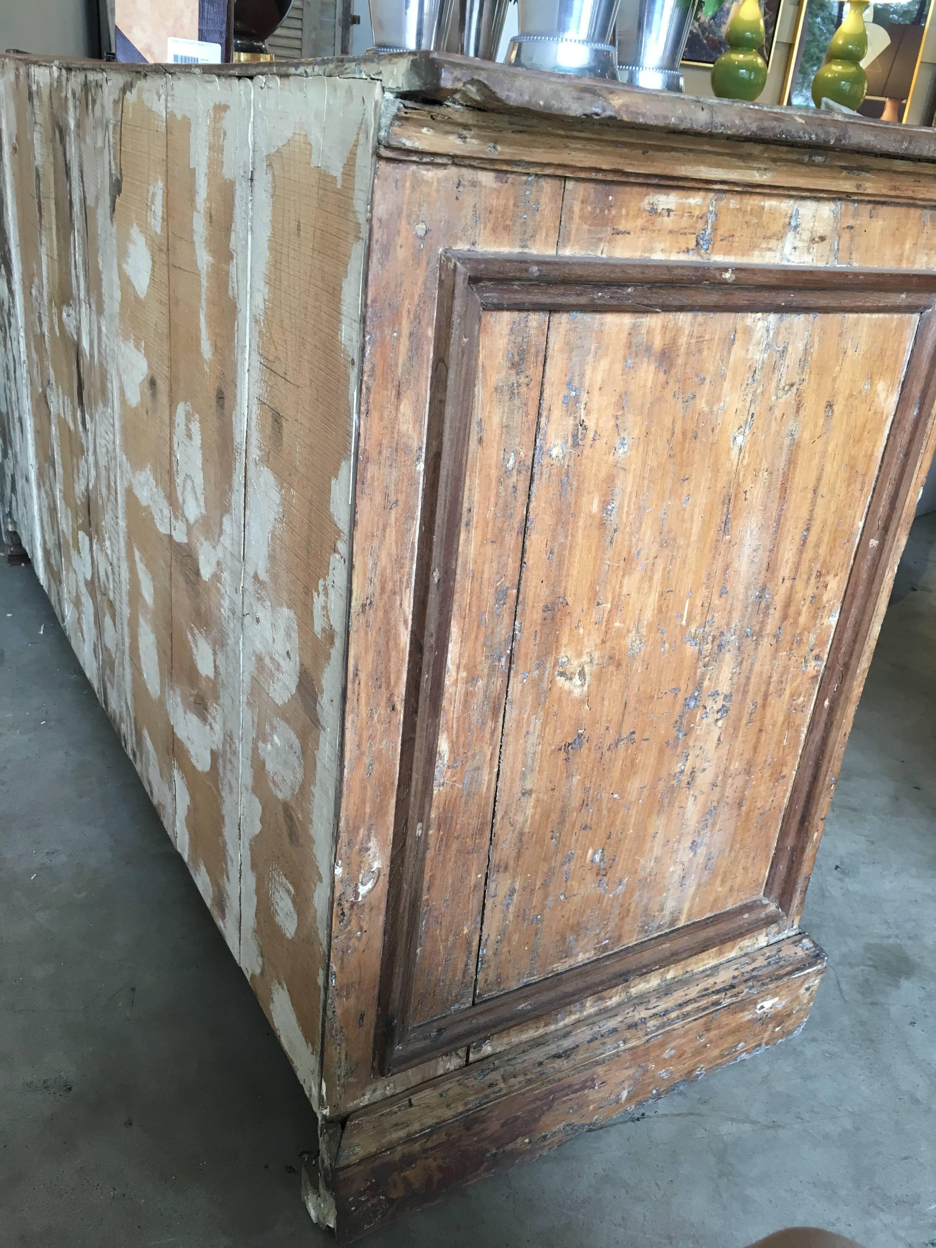 18th Century and Earlier 18th Century Tuscan Two-Door Buffet For Sale