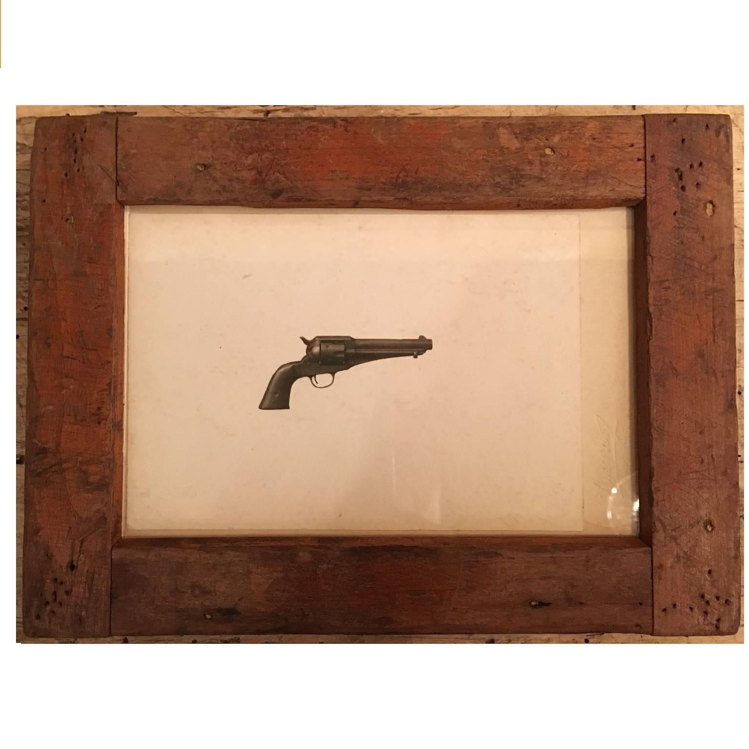 American Photograph of Remington 1875 Western Revolver