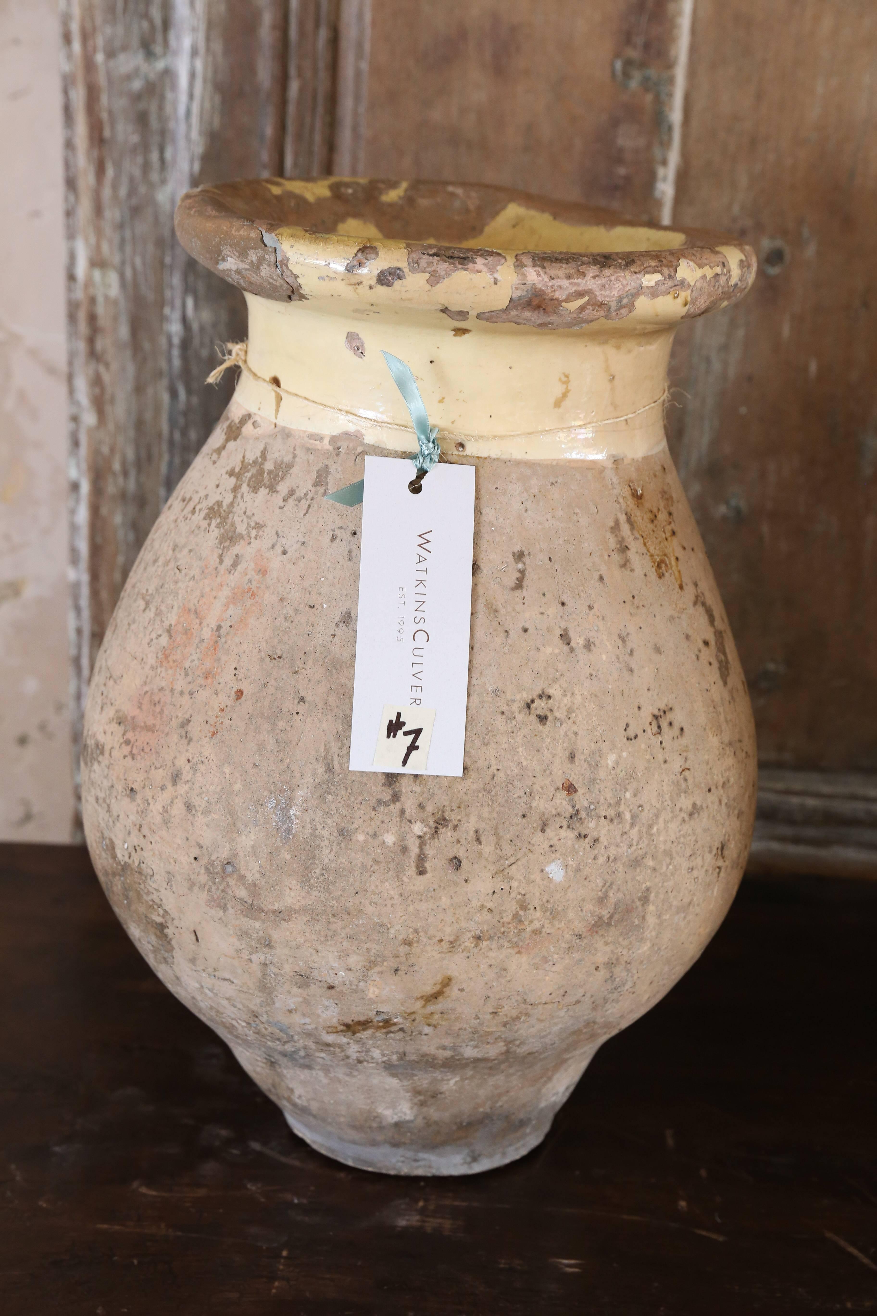 Glazed Small Biot Jars from France