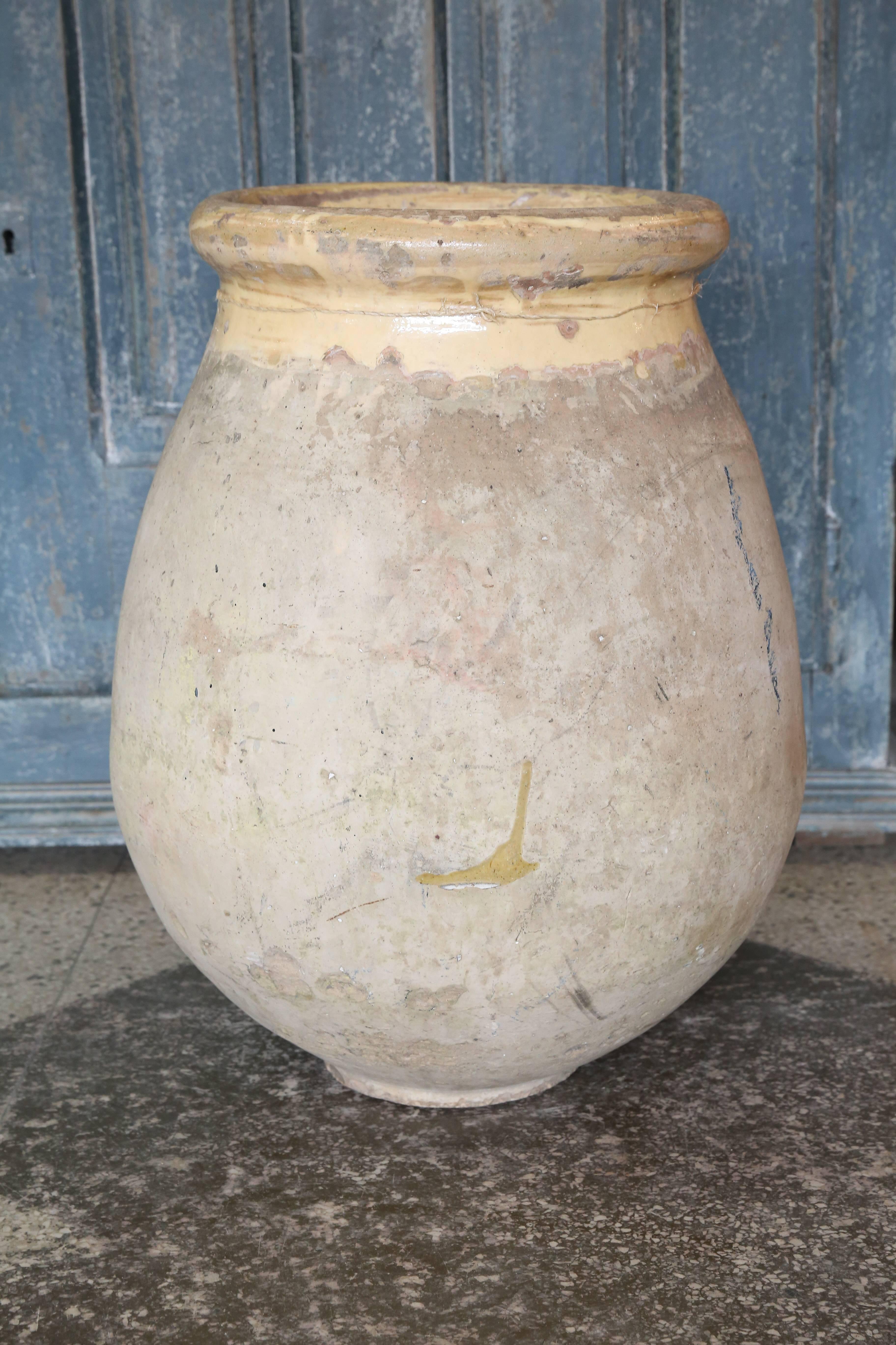 Glazed French Biot Jar