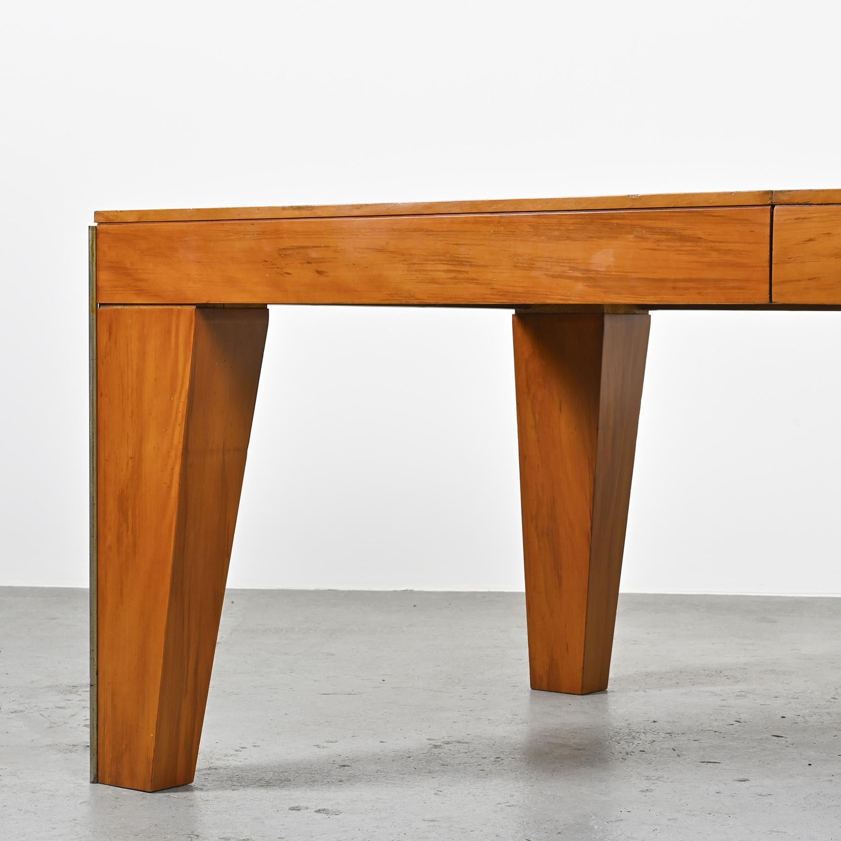 André Sornay : Rare extension table, France circa 1930 In Good Condition For Sale In VILLEURBANNE, FR
