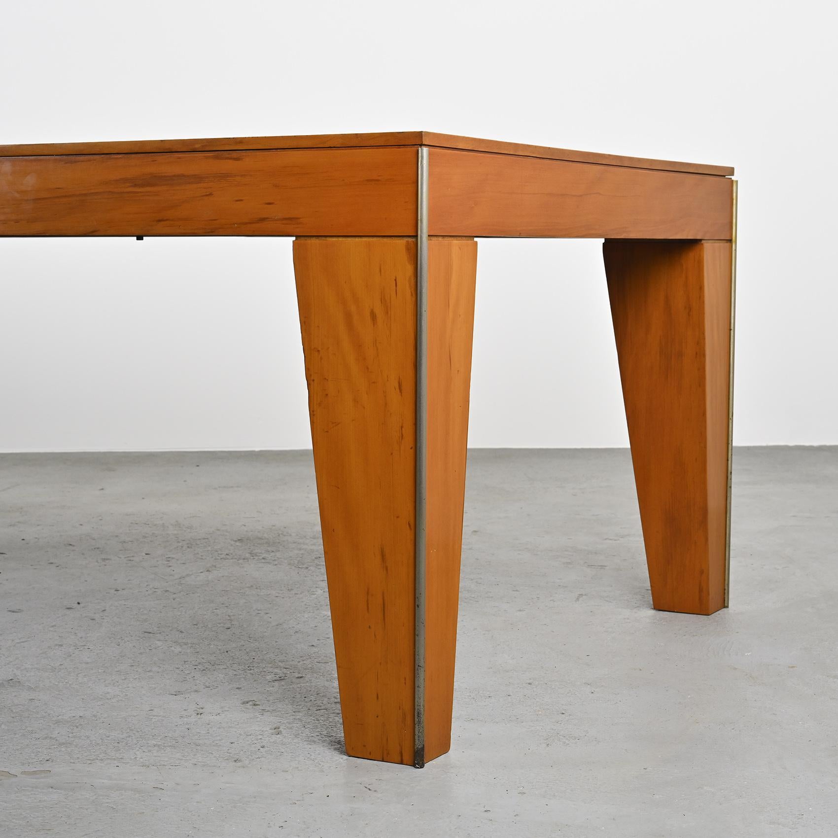 Mid-Century Modern André Sornay : Rare extension table, France circa 1930 For Sale