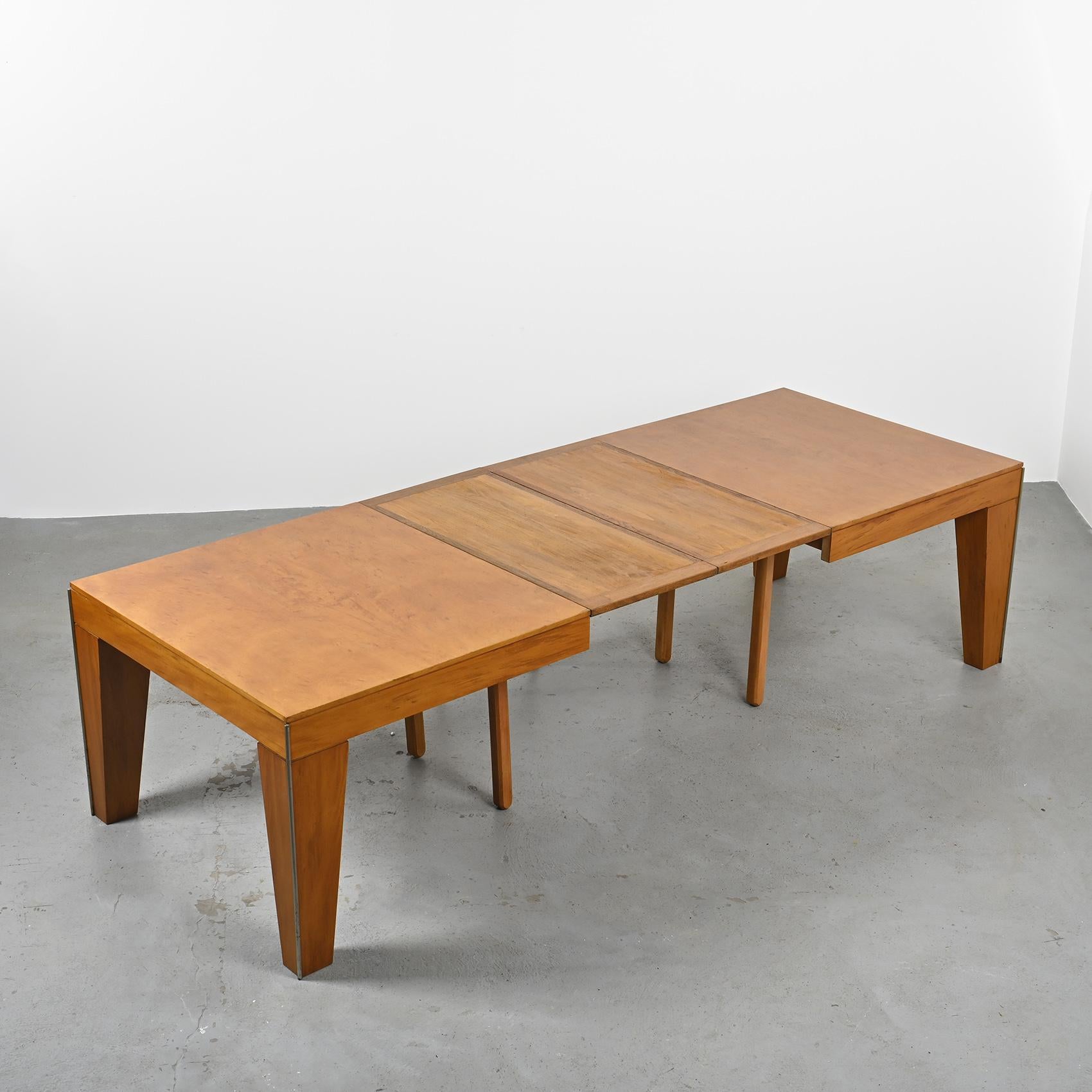 André Sornay : Rare extension table, France circa 1930 For Sale 7