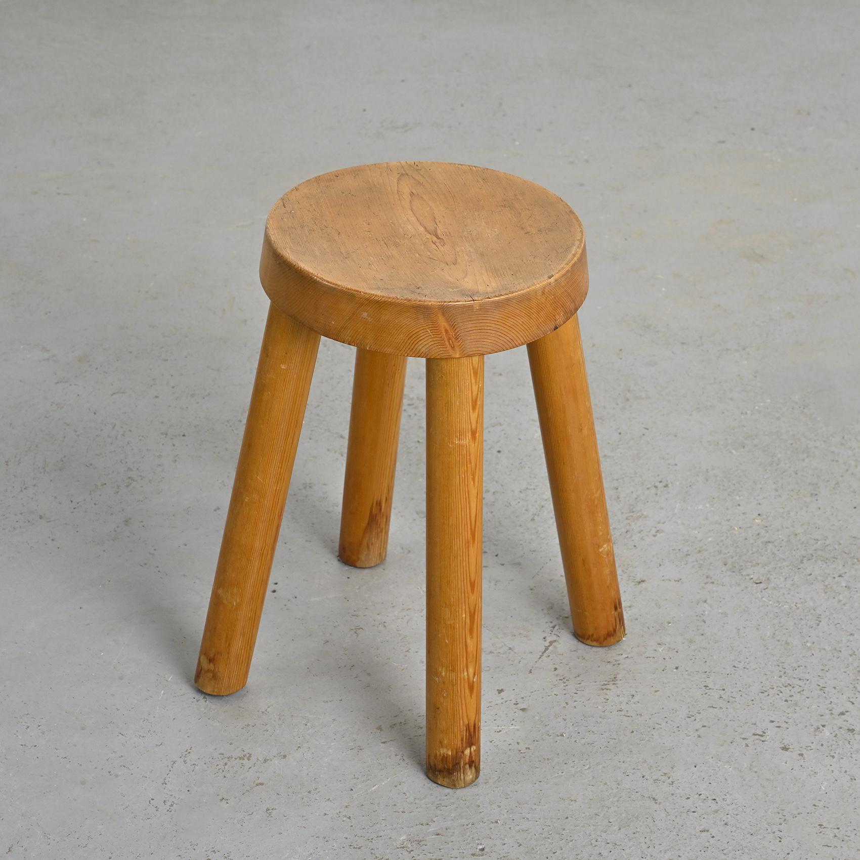 Stools by Charlotte Perriand for les Arcs 1600, circa 1965 For Sale 1