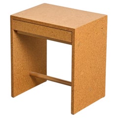 Rare Chipboard stool by Max Bill, Ulm, circa 1962