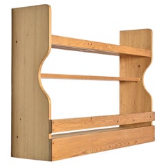 Wall-Mounted Fir Dresser by Charlotte Perriand, Mid-Century Modern