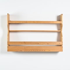 Wall-Mounted Fir Dresser by Charlotte Perriand, Mid-Century Modern