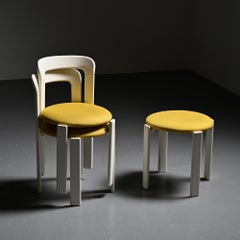 Set of Two Chairs and One Stool by Bruno Rey, Dietiker, circa 1975