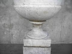 Antique 17th Century Urn and Pedestal from the Amalfi Coast