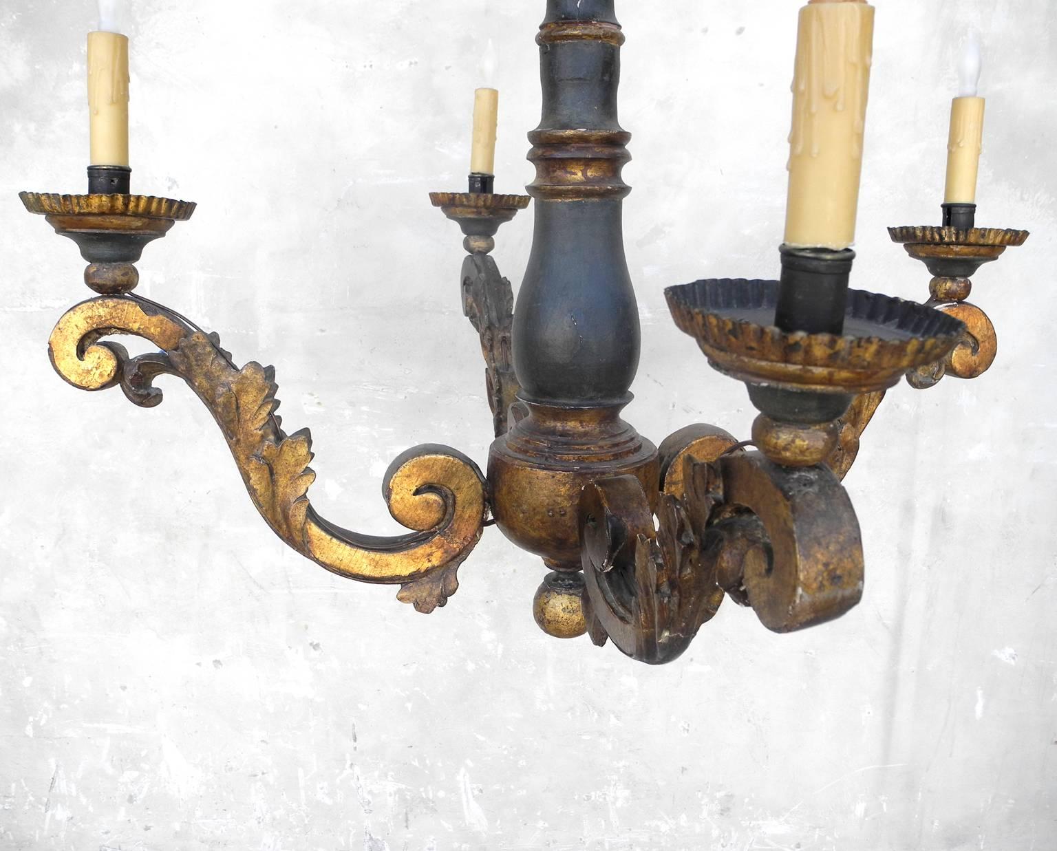 Antique Late 18th Century French Chandelier In Good Condition In Houston, TX