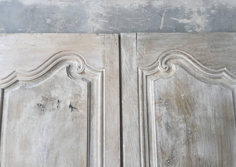 Two Pairs of Matching Antique Doors with Reclaimed Hardware at