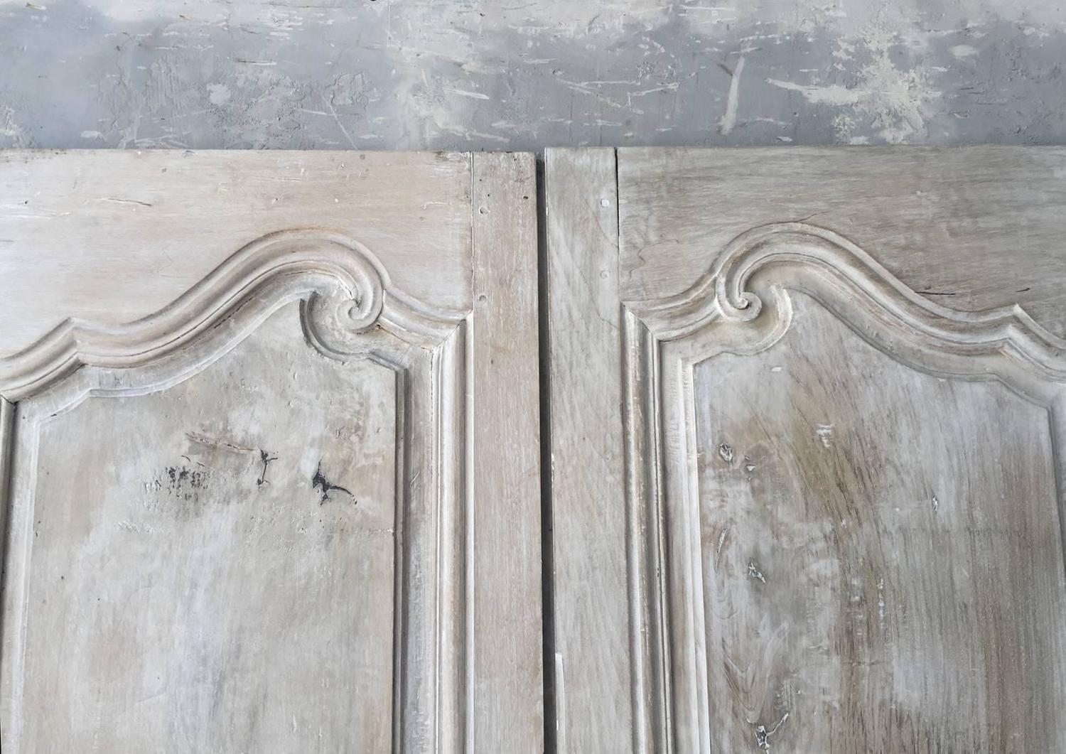 Two Pairs of Matching Antique Doors with Reclaimed Hardware For
