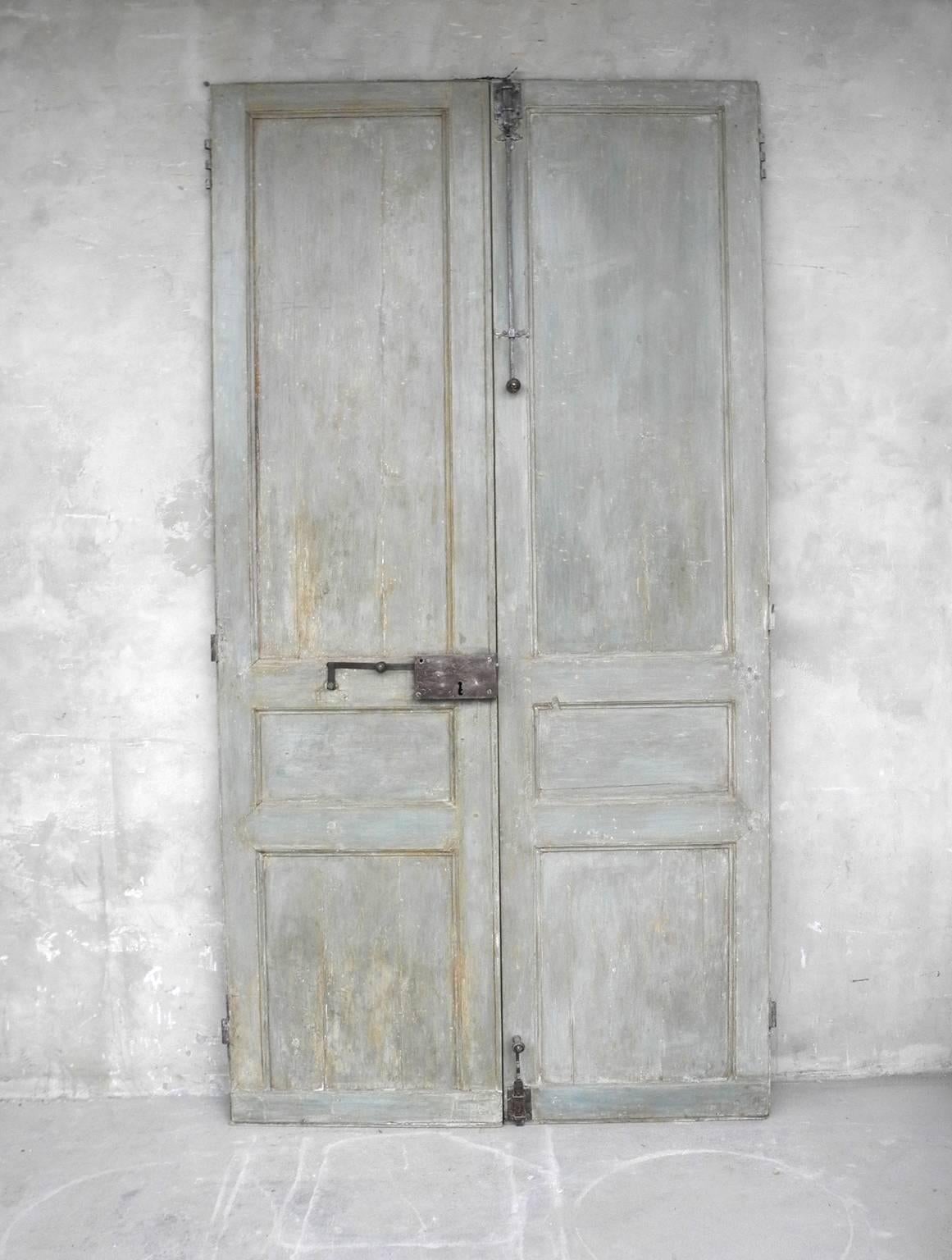 Pair of early 19th century communication doors from a Maison de Ville in Bourdeaux, France.