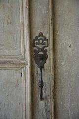 19th Century Italian Doors with Carved Frame