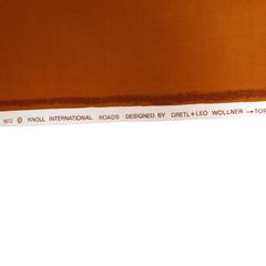 Textile, "Roads, " Designed by Gretl and Leo Wollner for Knoll Int., 1972